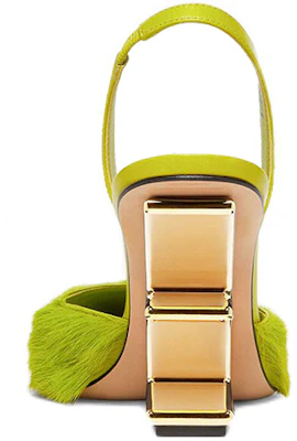 (W) Mules con Tacco Alto Fendi First ''Pelliccia di Pony Verde'' 8J8367ALINF1JF3 Shop (W) Mules con Tacco Alto Fendi First ''Pelliccia di Pony Verde'' 8J8367ALINF1JF3