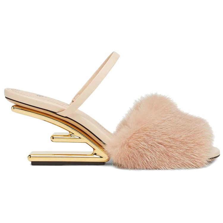 (W) Fendi First Mid-Heel Sandal 'Light Pink' 圖 2