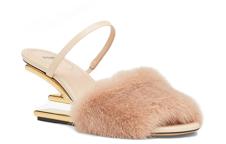 (W) Fendi First Mid-Heel Sandal 'Light Pink' 圖 3