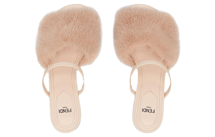 (W) Fendi First Mid-Heel Sandal 'Light Pink' 圖 4