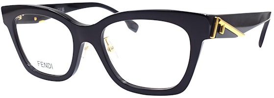(Women) FENDI First Oval Eyeglass Frames for Women - Trendy Acetate Optical Design FE50073F-001 (Women) FENDI First Oval Eyeglass Frames for Women - Trendy Acetate Optical Design FE50073F-001