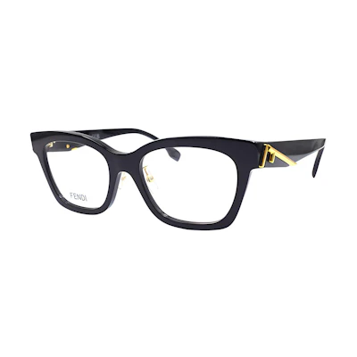 (Women) FENDI First Oval Eyeglass Frames for Women - Trendy Acetate Optical Design FE50073F-001