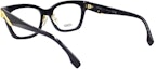 Shop (Women) FENDI First Oval Eyeglass Frames for Women - Trendy Acetate Optical Design FE50073F-001