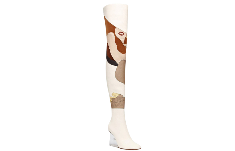 Order (W) Bota Alta Fendi First 'Bicolor Punta Redonda - Blanco' 8W8277AI1BF1H11