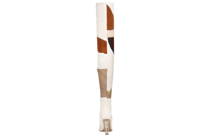 Shop (W) Bota Alta Fendi First 'Bicolor Punta Redonda - Blanco' 8W8277AI1BF1H11