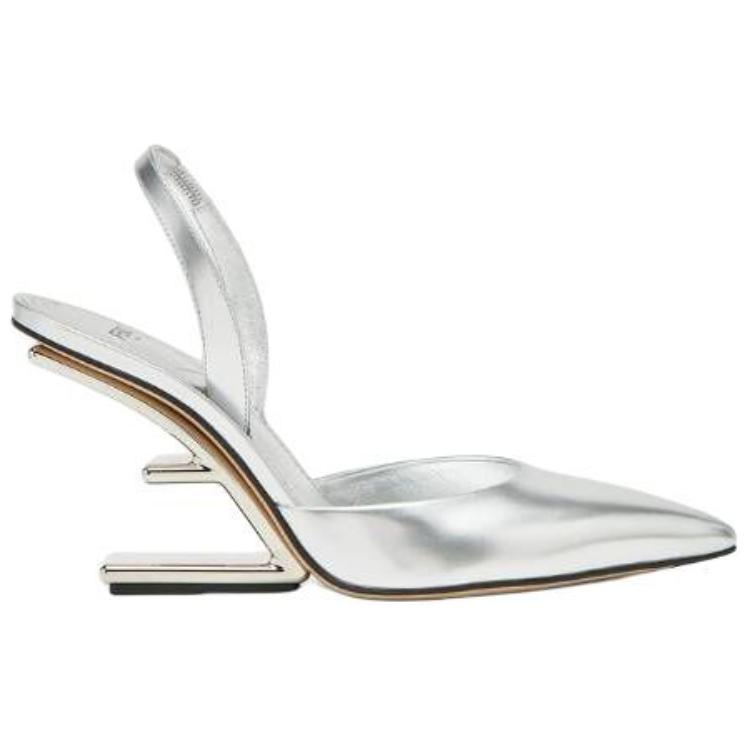 (W) Fendi First Pump 'Silver Leather Point-Toe' 圖 2