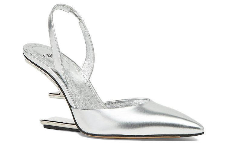 (W) Fendi First Pump 'Silver Leather Point-Toe' 圖 3