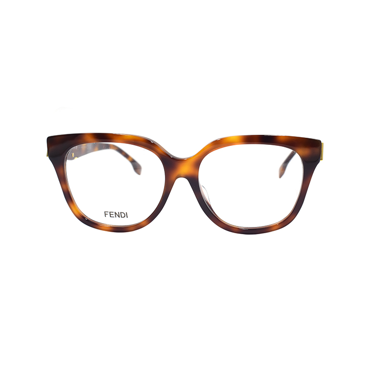 Lookbook (W) Cermin Mata Gaya Rama-Rama FENDI First Wanita - Reka Bentuk Bingkai Trendy. FE50064F-053