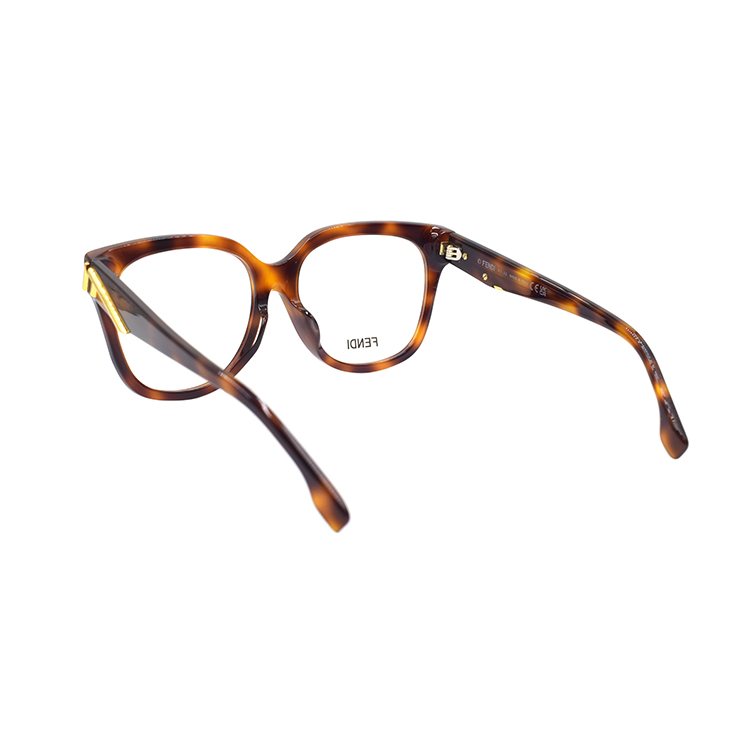 Shop (W) Cermin Mata Gaya Rama-Rama FENDI First Wanita - Reka Bentuk Bingkai Trendy. FE50064F-053