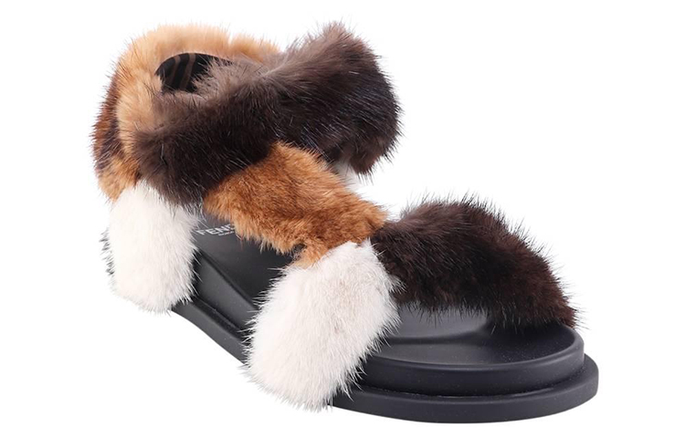 (W) Fendi Flat Sandal 'Brown Logo Strap' 圖 3