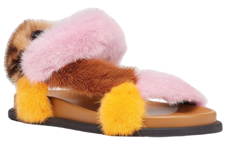 Lookbook (Women) Fendi Flat Sandals 'Pink Feel' 8X8300AI1GF1H15