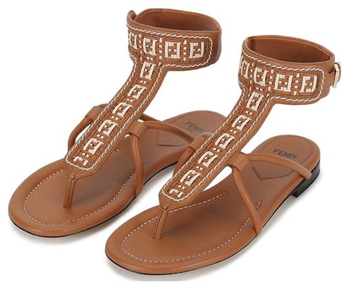 (W) Sandalias Planas Fendi 'Marrón con Monograma FF' 8Y8095AEH6F1D1W Lookbook (W) Sandalias Planas Fendi 'Marrón con Monograma FF' 8Y8095AEH6F1D1W