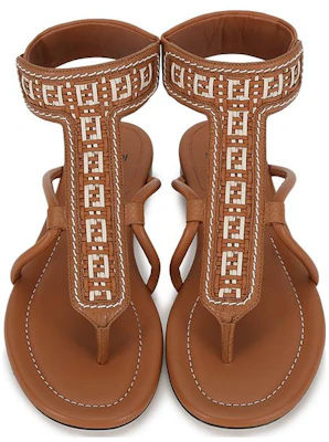 (W) Fendi Flache Zehentrenner-Sandalen ''Braun FF-Monogramm'' 8Y8095AEH6F1D1W Purchase (W) Fendi Flache Zehentrenner-Sandalen ''Braun FF-Monogramm'' 8Y8095AEH6F1D1W