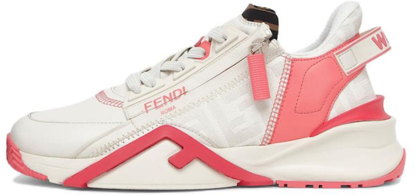 (Women) Fendi Flow FF Motif Low 'White Pink' 8E8035AO0ZF1LRP Buy (Women) Fendi Flow FF Motif Low 'White Pink' 8E8035AO0ZF1LRP