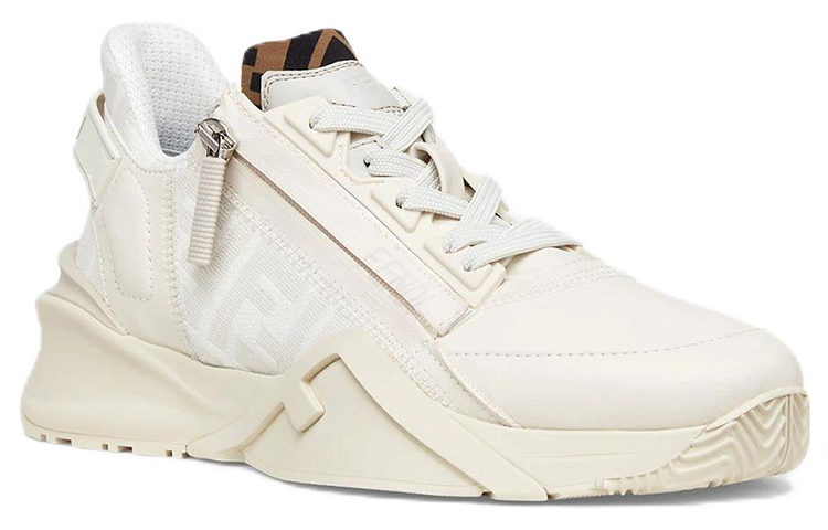 (W) Fendi Flow Leather 'White' 圖 2