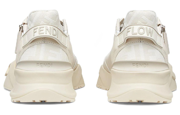 (W) Fendi Flow Leather 'White' 圖 4