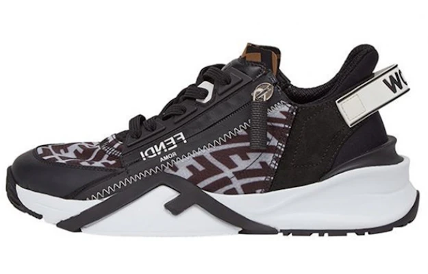 (女性)Fendi Flow FF圖案低筒運動鞋 '黑色' 8E8035-AF69-F1EBY Buy (女性)Fendi Flow FF圖案低筒運動鞋 '黑色' 8E8035-AF69-F1EBY