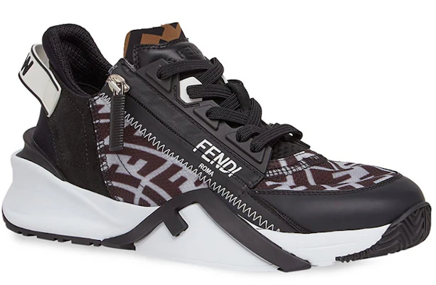 (女性)Fendi Flow FF圖案低筒運動鞋 '黑色' 8E8035-AF69-F1EBY Order (女性)Fendi Flow FF圖案低筒運動鞋 '黑色' 8E8035-AF69-F1EBY