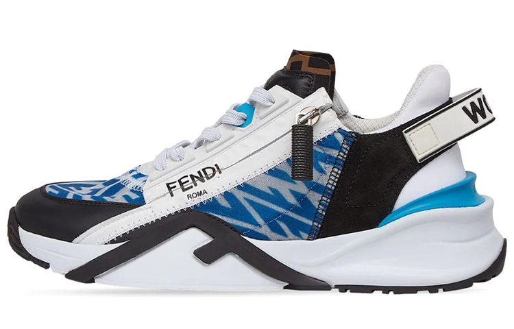 Buy FENDI 尼龍低筒運動鞋 女款 淺藍色