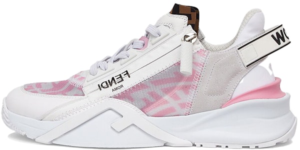 (W) 芬迪Flow FF标志低帮'白粉色印花'运动鞋 8E8035-AF69-F1EBZ Buy (W) 芬迪Flow FF标志低帮'白粉色印花'运动鞋 8E8035-AF69-F1EBZ