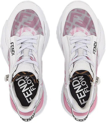 (W) 芬迪Flow FF标志低帮'白粉色印花'运动鞋 8E8035-AF69-F1EBZ Lookbook (W) 芬迪Flow FF标志低帮'白粉色印花'运动鞋 8E8035-AF69-F1EBZ