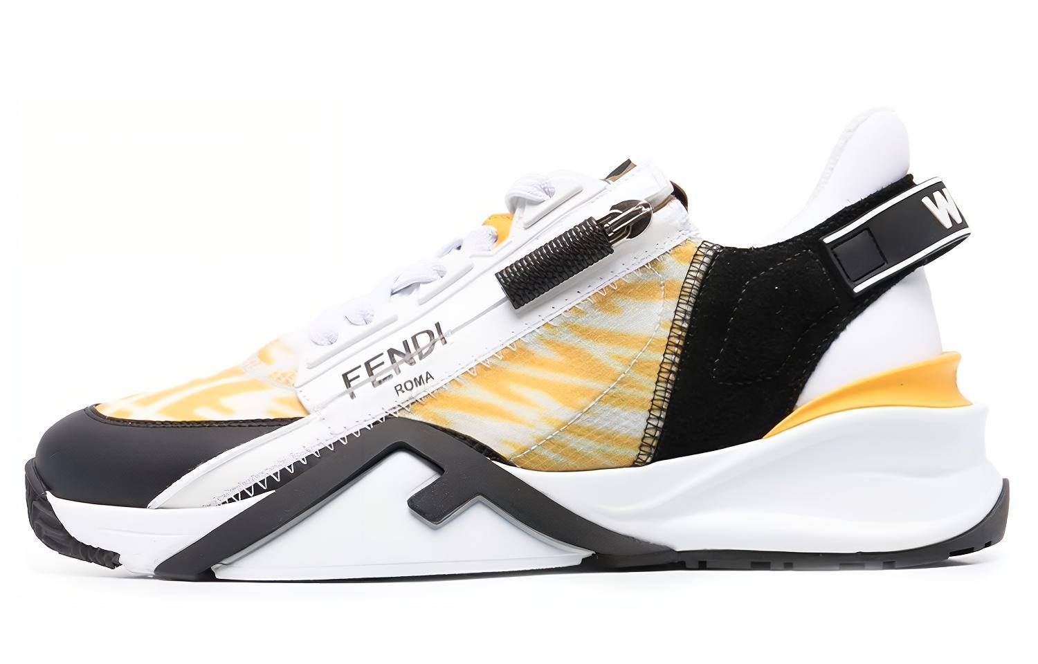 (Women) Fendi Flow FF Motif Low 'Yellow'  8E8035-AF69-F1EBW