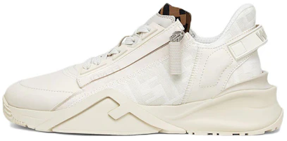 (Women) Fendi Flow Leather 'White' 8E8035AJZHF1HGQ (Women) Fendi Flow Leather 'White' 8E8035AJZHF1HGQ