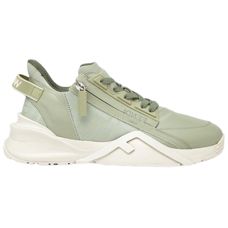 (W) Fendi Flow Low Top White 'Green' 圖 2