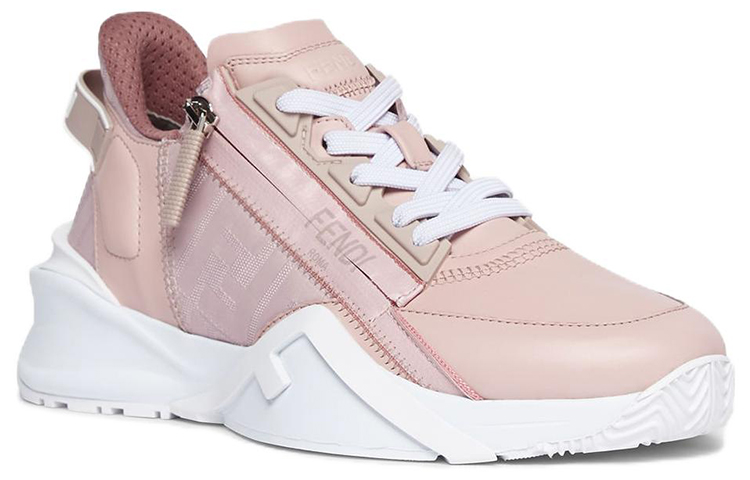 (W) Fendi Flow Low Top White 'Pink' 圖 2