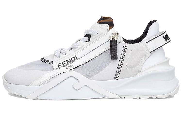 Buy (W) フェンディ フロー ロー "ホワイト" (Fendi Flow Low "White") 8E8035-EKV-F0AGX