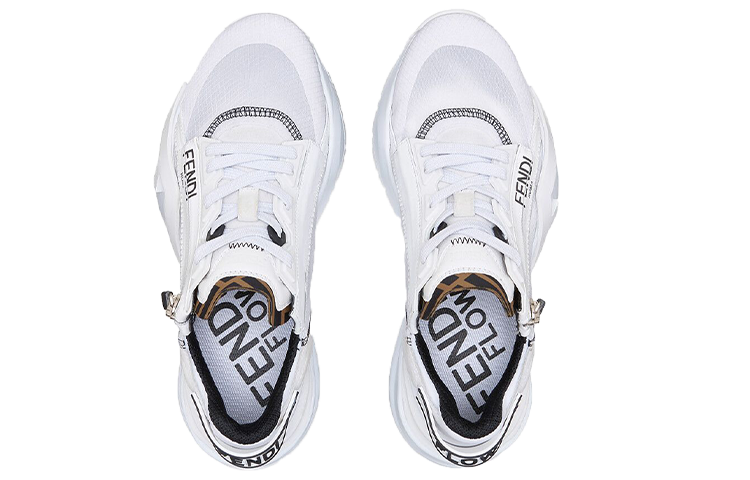 Shop (W) フェンディ フロー ロー "ホワイト" (Fendi Flow Low "White") 8E8035-EKV-F0AGX