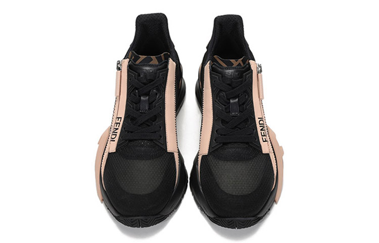 Shop (W) Fendi Flow Low Top ''Schwarz'' Sneakers 8E8035AF5RF08M4
