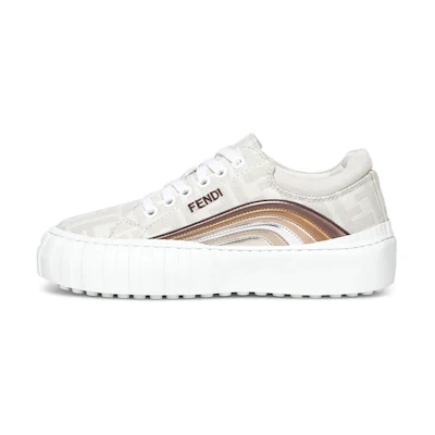 (W) Fendi Force 'White Brown'