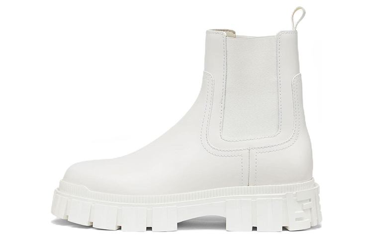 (W) Fendi Force Chelsea Boot 'White Calfskin'