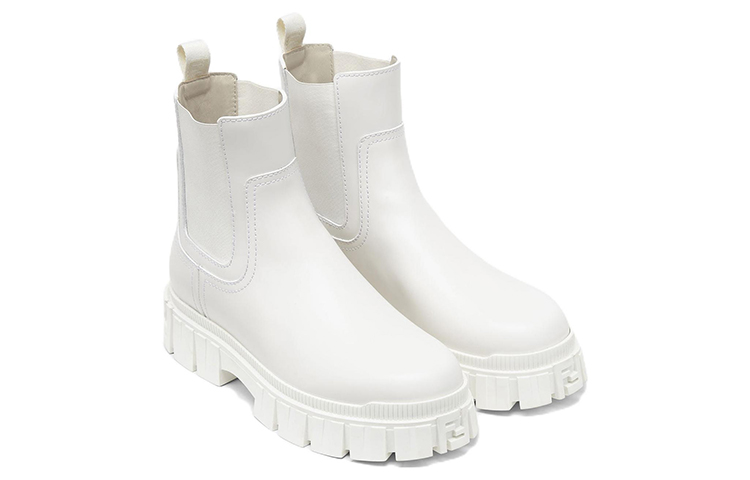 (W) Fendi Force Chelsea Boot 'White Calfskin' 圖 3