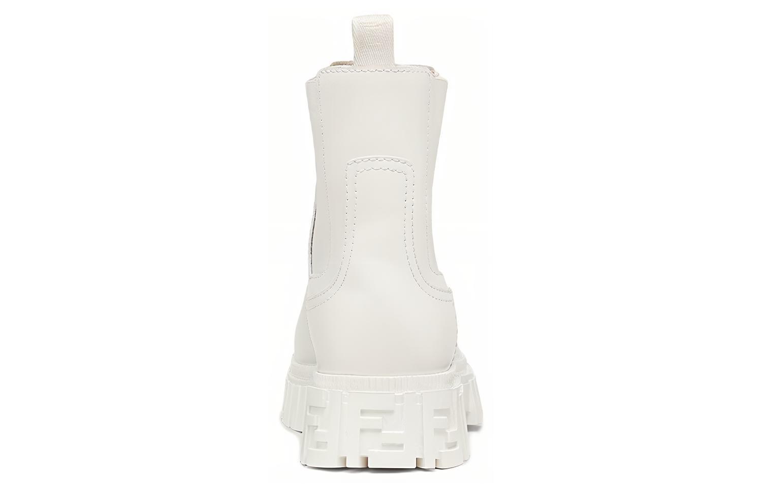 (W) Fendi Force Chelsea Boot 'White Calfskin' 圖 5