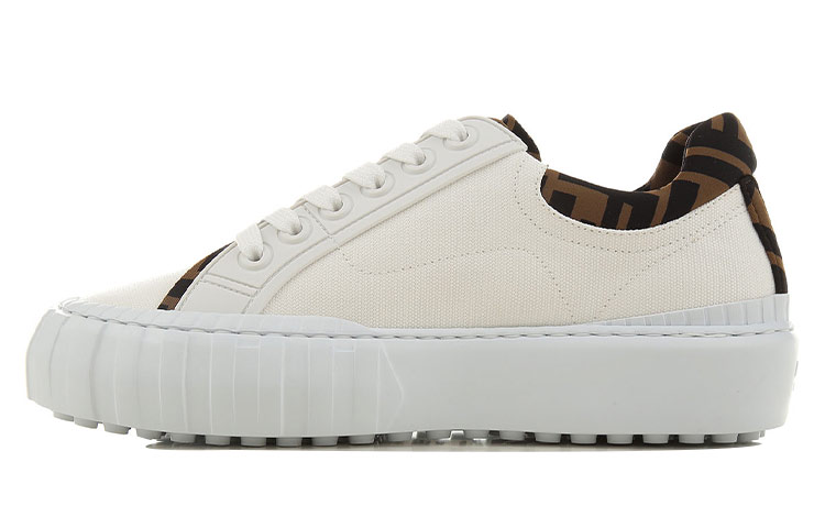 (W) Fendi Force Low 'White Brown'