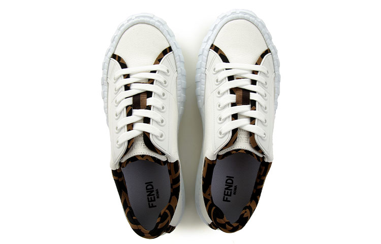 (W) Fendi Force Low 'White Brown' 圖 4