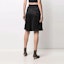 Shop (W) FENDI FW21 Falda-Short Negra con Cintura Elástica y Largo a la Rodilla. FAB233AESDF0GME