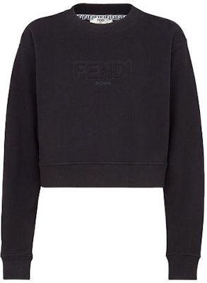 (Women) FENDI FW21 Black Knit Crewneck Pullover Sweatshirt. FS7427AHLTF0GME Buy (Women) FENDI FW21 Black Knit Crewneck Pullover Sweatshirt. FS7427AHLTF0GME