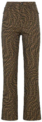 (Women) FENDI FW21 Brown Casual Pants with Double F Logo Print. FR6313AFM5F118W Buy (Women) FENDI FW21 Brown Casual Pants with Double F Logo Print. FR6313AFM5F118W