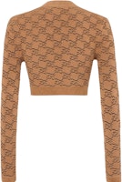 (W) FENDI FW21 Baju Sejuk Rajut Coklat dengan Rekaan Cetakan. FZC896AHEDF1FLF Lookbook (W) FENDI FW21 Baju Sejuk Rajut Coklat dengan Rekaan Cetakan. FZC896AHEDF1FLF