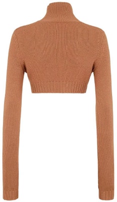 (Women) FENDI FW21 Brown Logo Turtleneck Cashmere Sweater. FZX699AHE6F1ENR Lookbook (Women) FENDI FW21 Brown Logo Turtleneck Cashmere Sweater. FZX699AHE6F1ENR