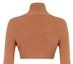 Details for (Women) FENDI FW21 Brown Logo Turtleneck Cashmere Sweater. FZX699AHE6F1ENR