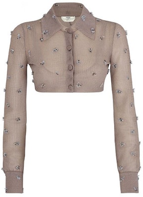 (W) 펜디 FW21 크롭 긴소매 셔츠 퍼플 FZC901AHEGF1EPS Buy (W) 펜디 FW21 크롭 긴소매 셔츠 퍼플 FZC901AHEGF1EPS