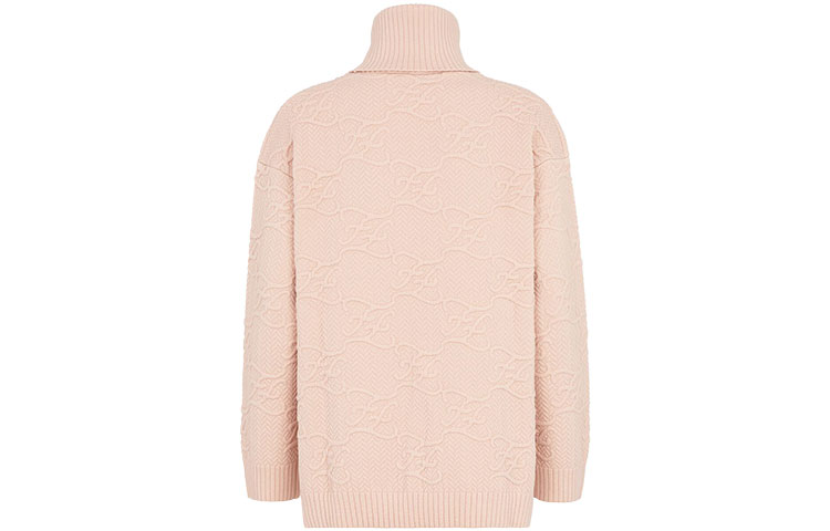 Lookbook (W) FENDI FW21 Karligraphy 高領針織毛衣 粉紅色 FZX697AHE9F1ENM