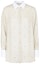 Buy (Women) FENDI FW21 Printed Crepe Satin Long-Sleeve Shirt White. FS7478AGU1F1ENO