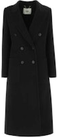 (Women) Fendi FW22 Black Double-Breasted Mid-Length Coat. FF8947A5HDF1FL8 (Women) Fendi FW22 Black Double-Breasted Mid-Length Coat. FF8947A5HDF1FL8