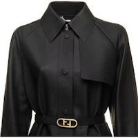 Details for (Women) FENDI FW22 Black Tie-Waist Slim Fit Casual Long Sleeve Jacket. FPJ927ALBEF0GME