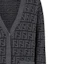 Sizing (W) FENDI FW22 灰色V領長袖針織休閒毛衣。 FZC950ALOJF0GME
